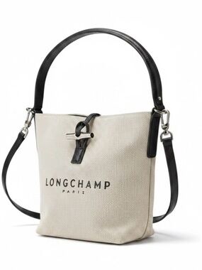 Longchamp Le Roseau Essential Canvas XS Bucket Bag